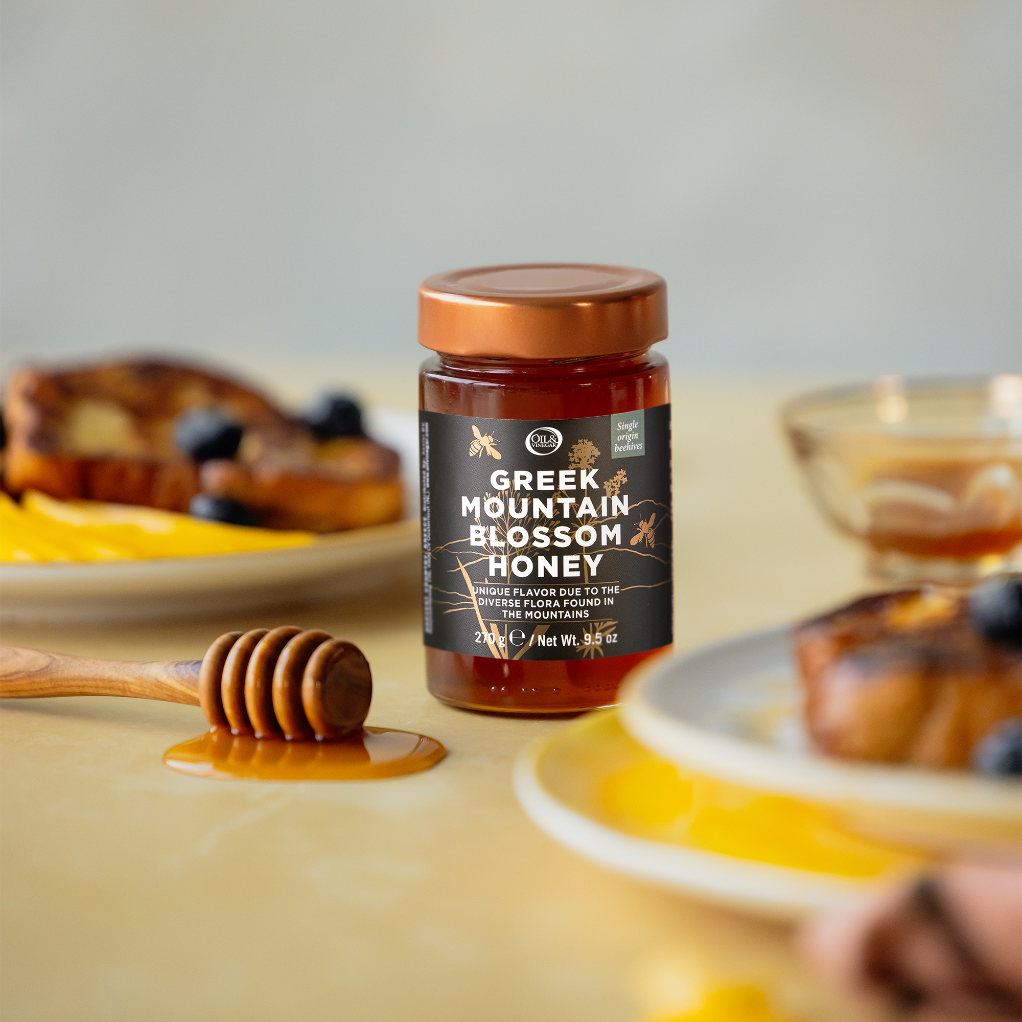 Greek Mountain Blossom Honey 270g/9.52oz.