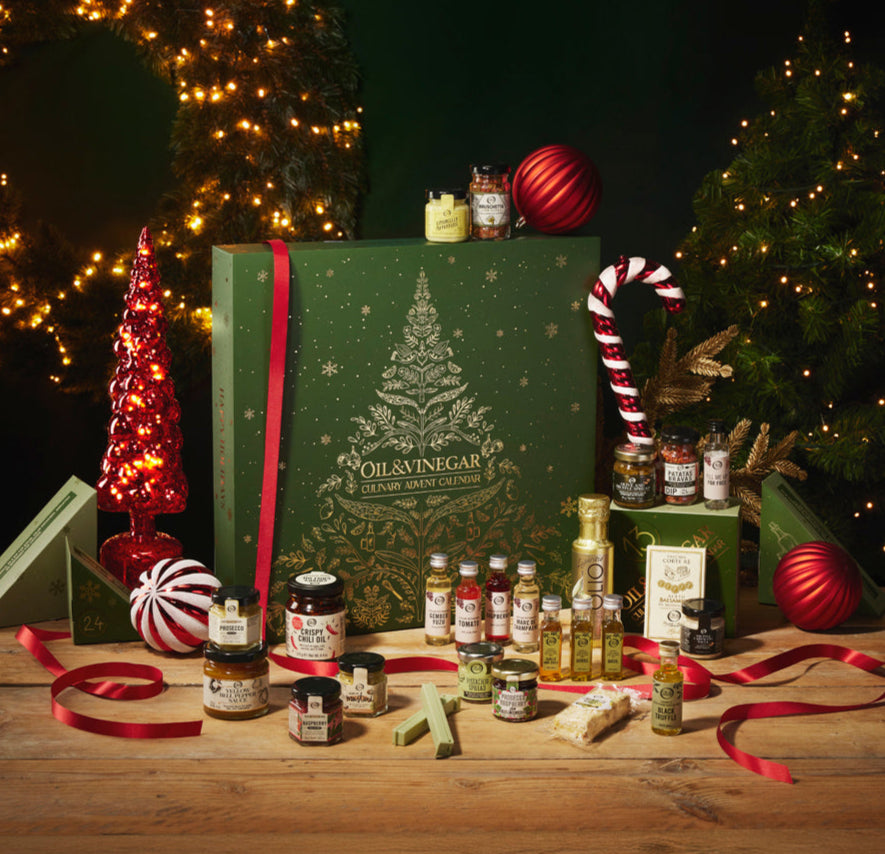 2025 Oil & Vinegar Advent Calendar — a festive and premium holiday gift filled with gourmet flavors.