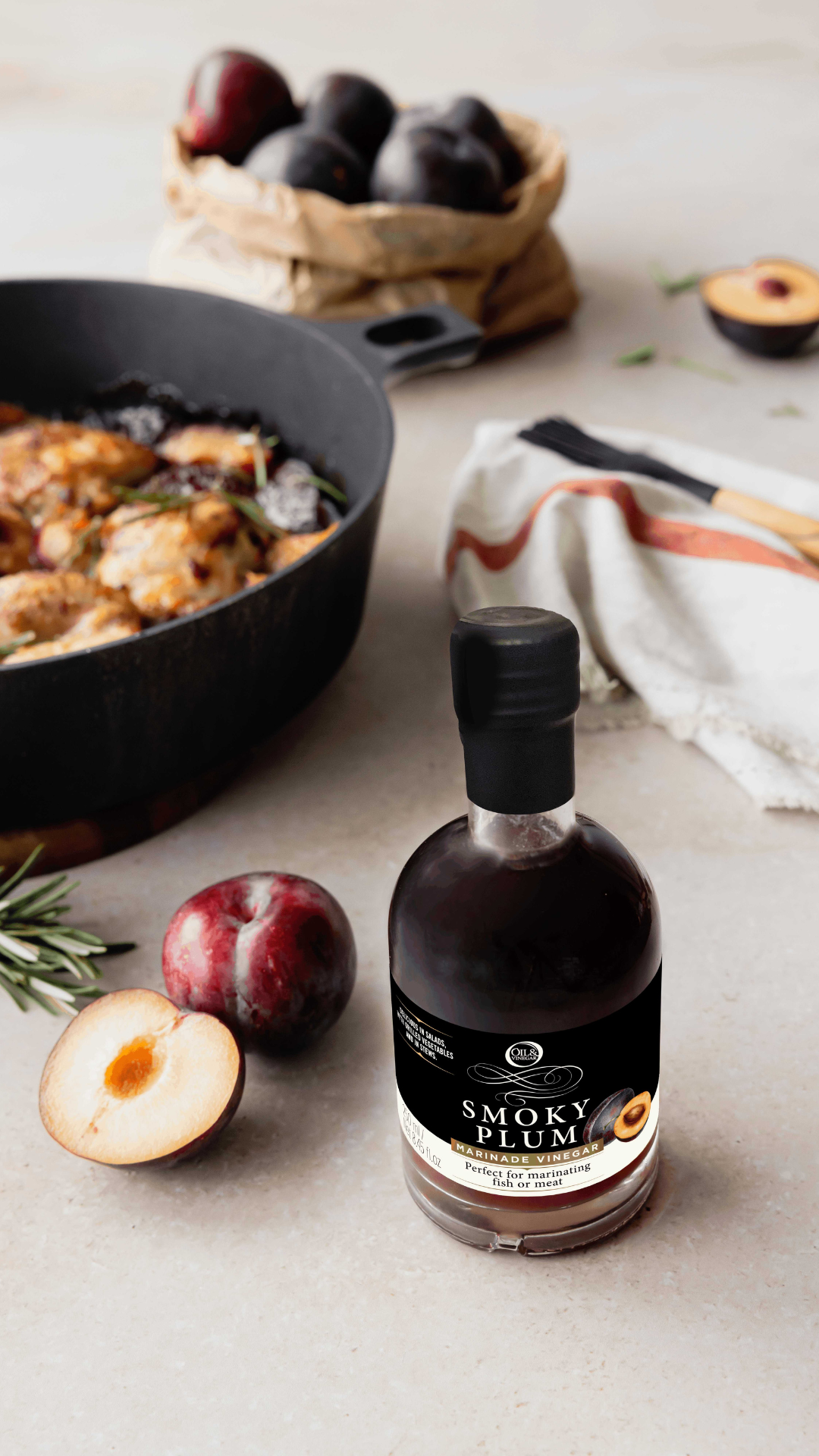 Smoky plum marinade vinegar 250ml